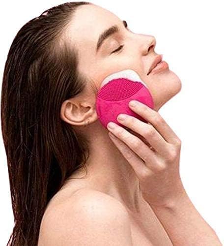 Electric Silicone Facial Cleansing Brush with Rechargeable Vibration (Original)