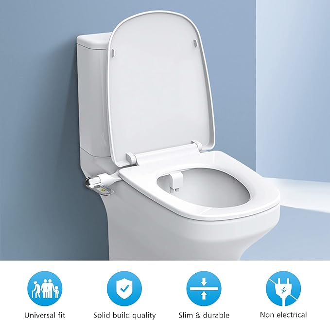 Poop Shower for Toilet Seats (Easy for Old & Young Persons)