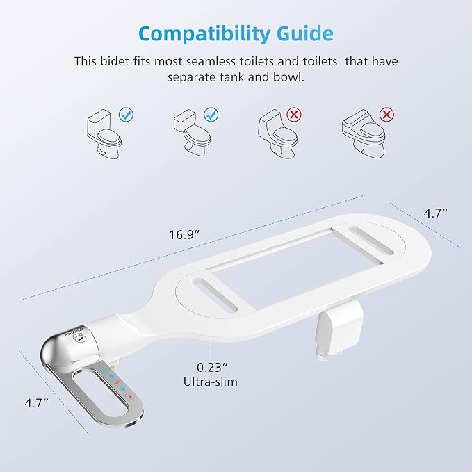 Poop Shower for Toilet Seats (Easy for Old & Young Persons)