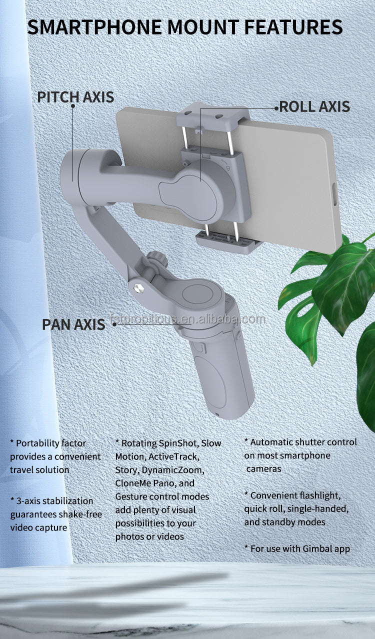 3-Axis Handheld Gimbal for Video Recording